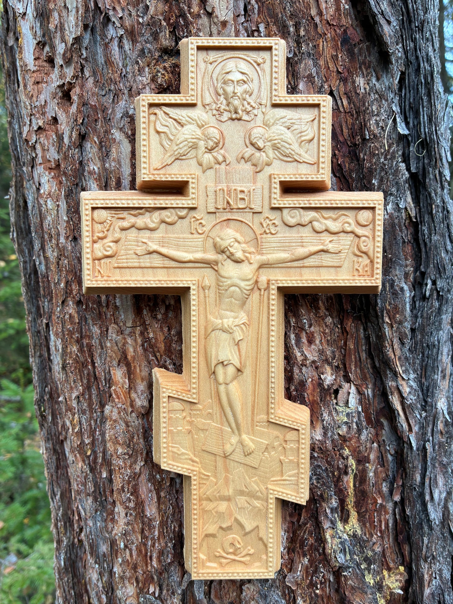 3 Bar Crucifix - Traveler (Maple)