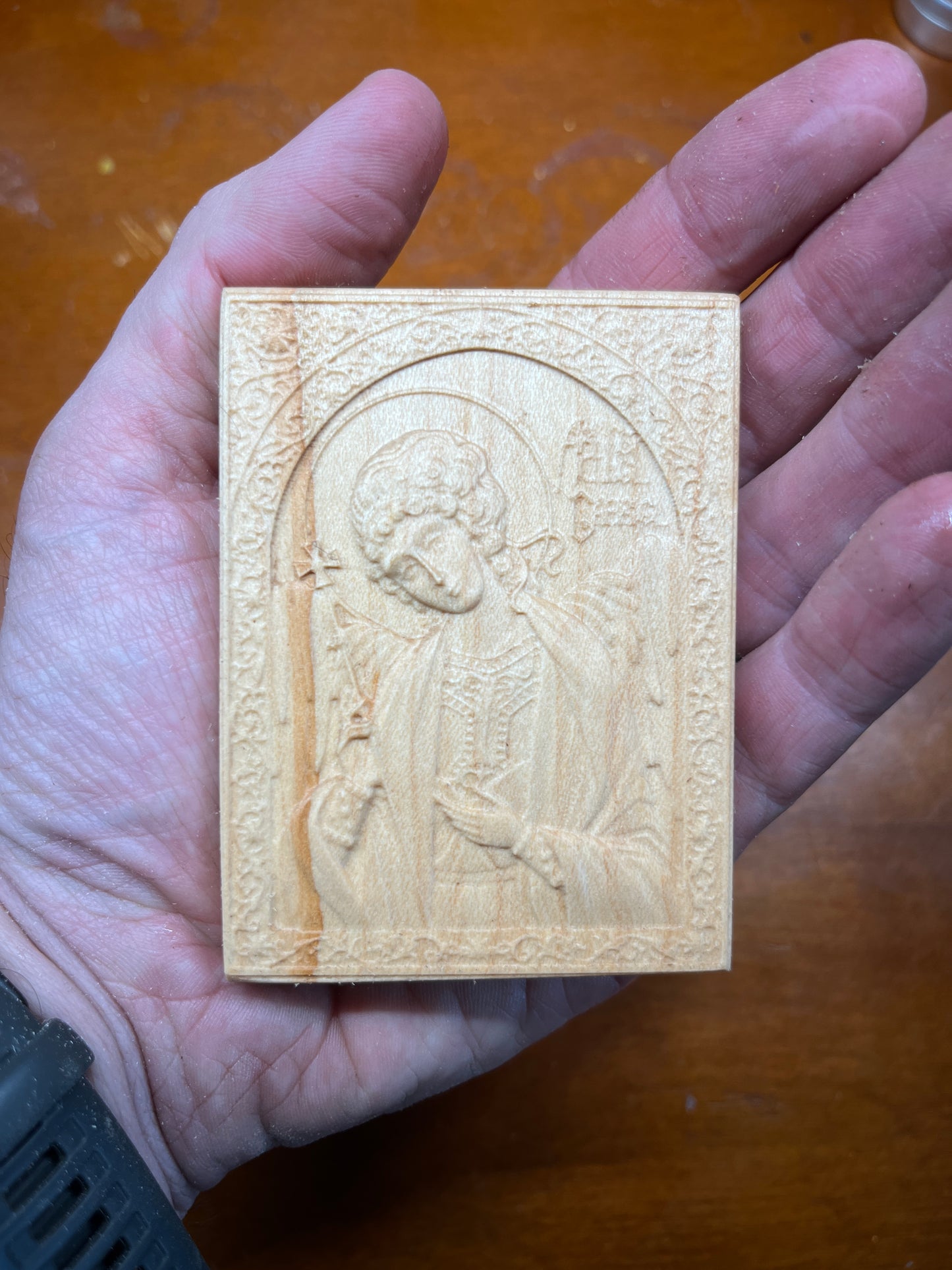 Archangel Gabriel - Traveler Icon (Maple)