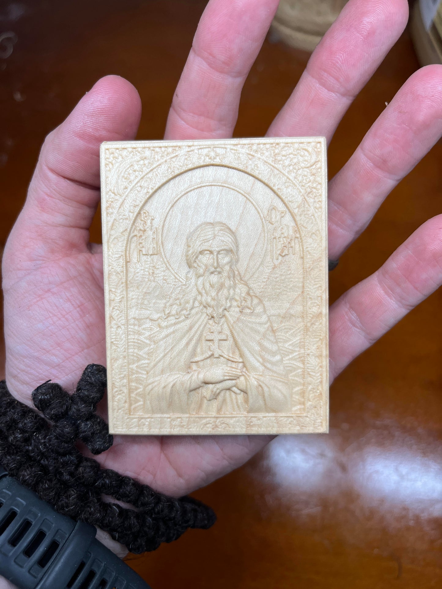 St Herman of Alaska - Traveler (Maple)
