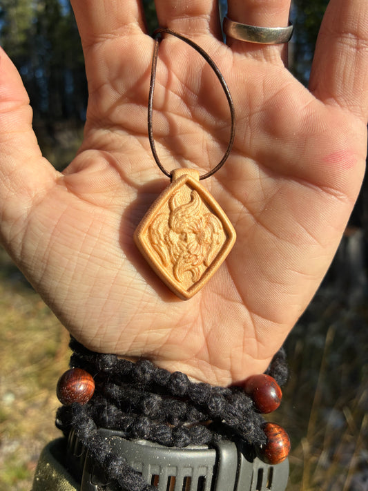 Seraphim Pendant - Maple