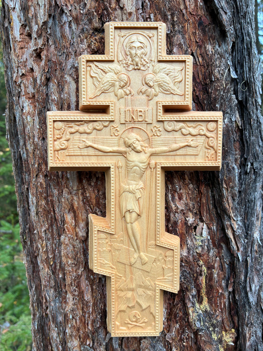 3 Bar Crucifix - Traveler (Maple)