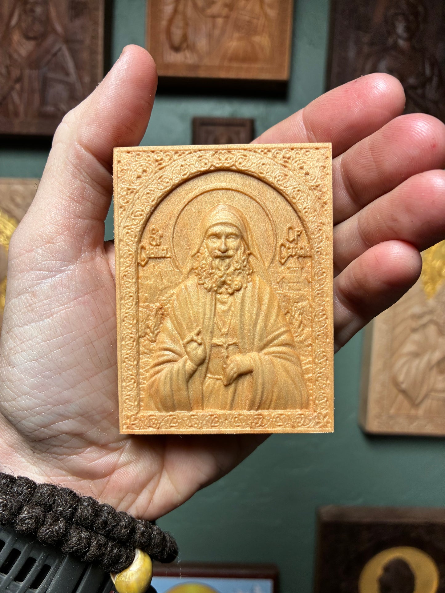 St Gabriel of Georgia - Traveler (Maple)