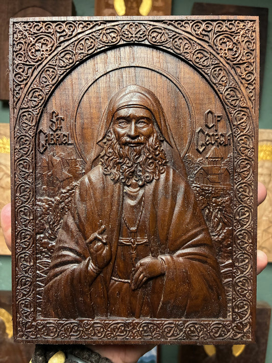 St Gabriel of Georgia - 8.25 x 11 (Walnut)