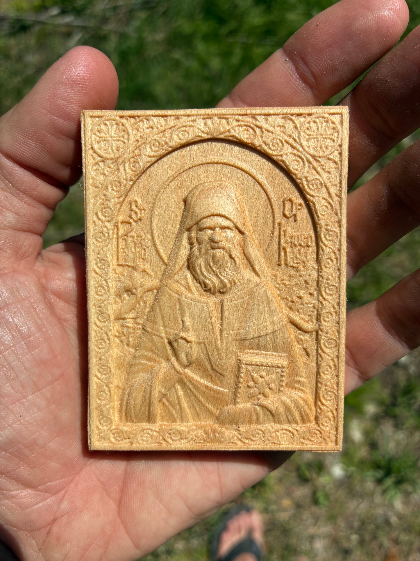 St Porphyrios of Kavsokalyvia - Traveler (Maple)