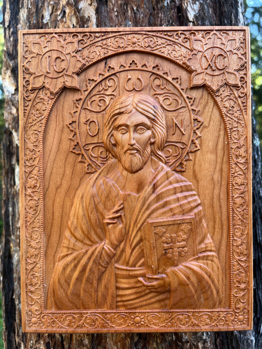 Pantocrator - 6 x 8 (Cherry)