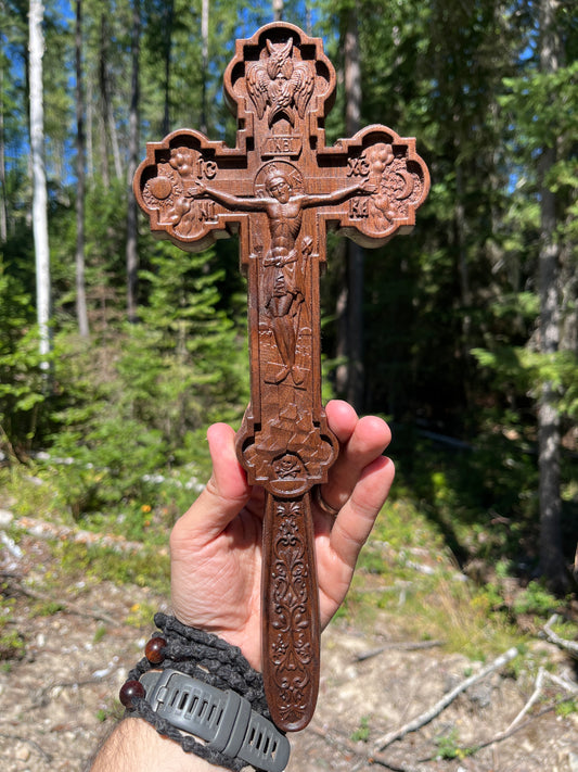 Blessing Cross - (Walnut)