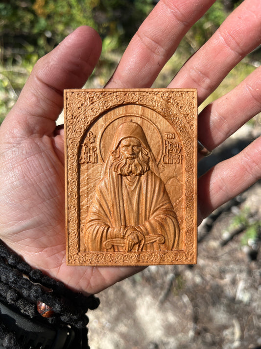 St Joseph The Hesychast - Traveler (Cherry)