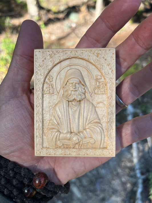 St Joseph The Hesychast - Traveler (Maple)