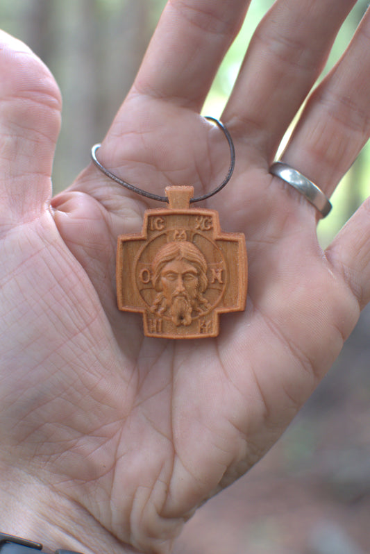 Made Without Hands Pendant - (Cherry)