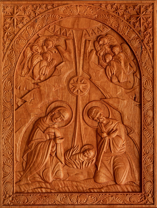 Nativity - 8.25 x 11 (Cherry)