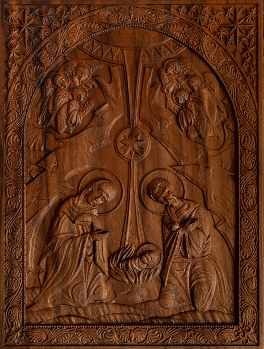 Nativity - 6 x 8 (Walnut)