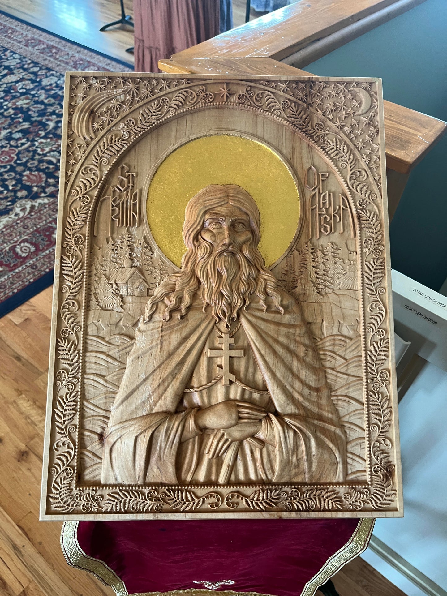 St Herman of Alaska - 5.25 x 7 (Maple)