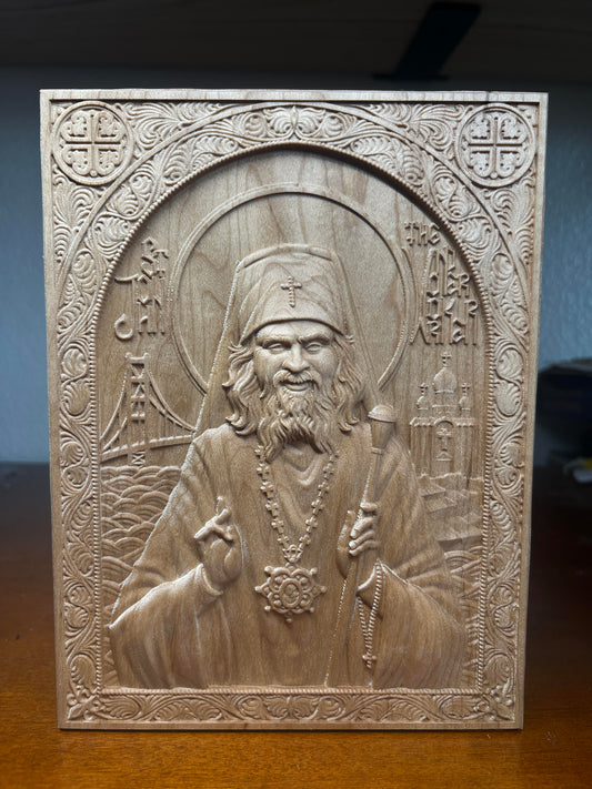 St John The Wonderworker - 6 x 8 (Maple)