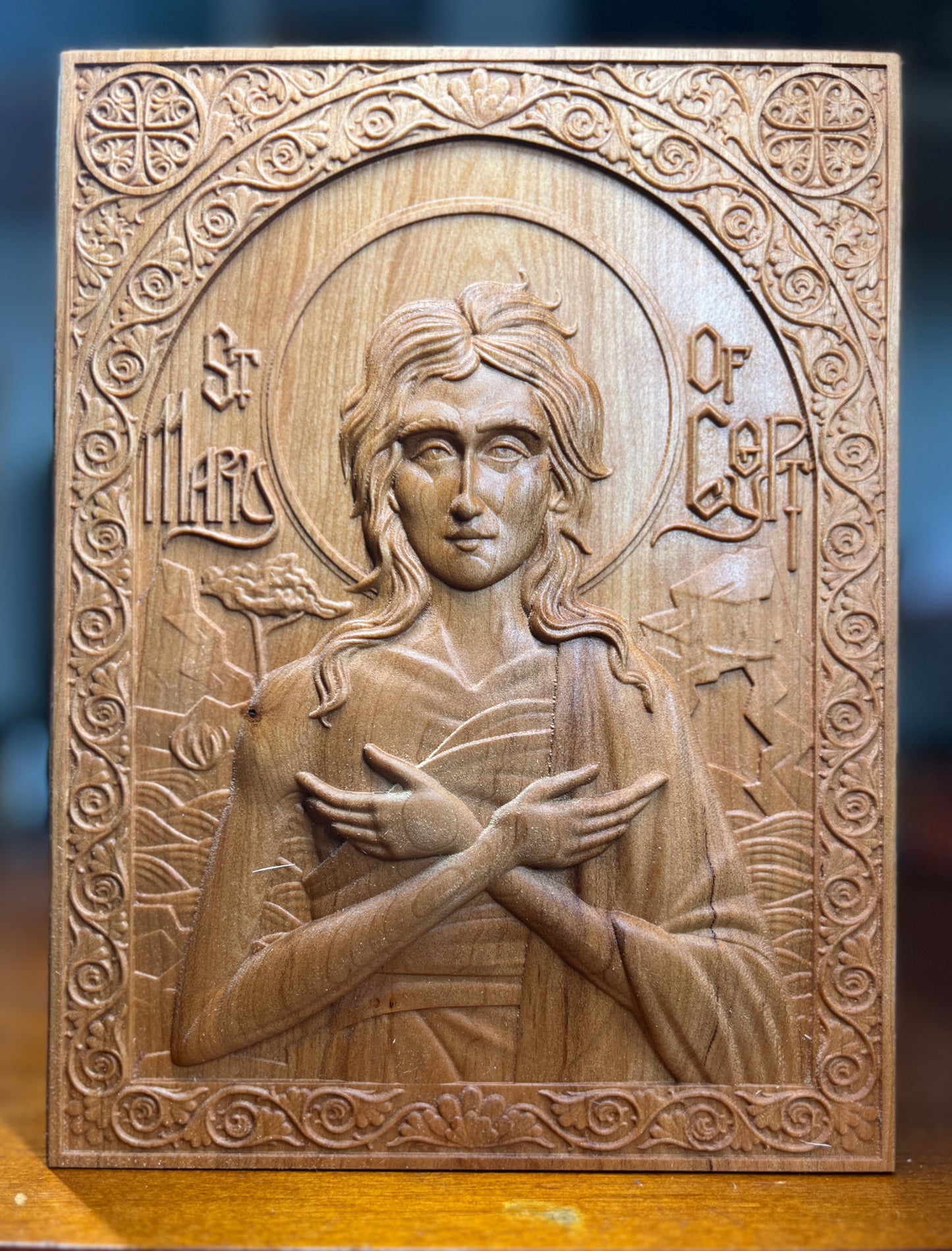St Mary of Egypt - 8.25 x 11 (Cherry)