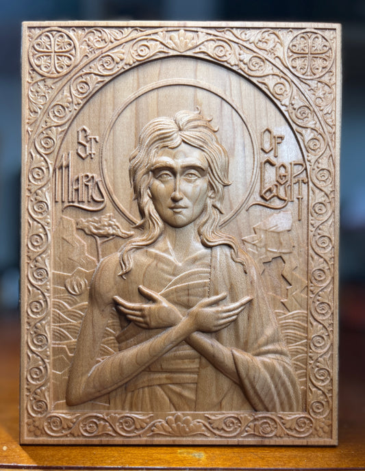 St Mary of Egypt - 8.25 x 11 (Maple)