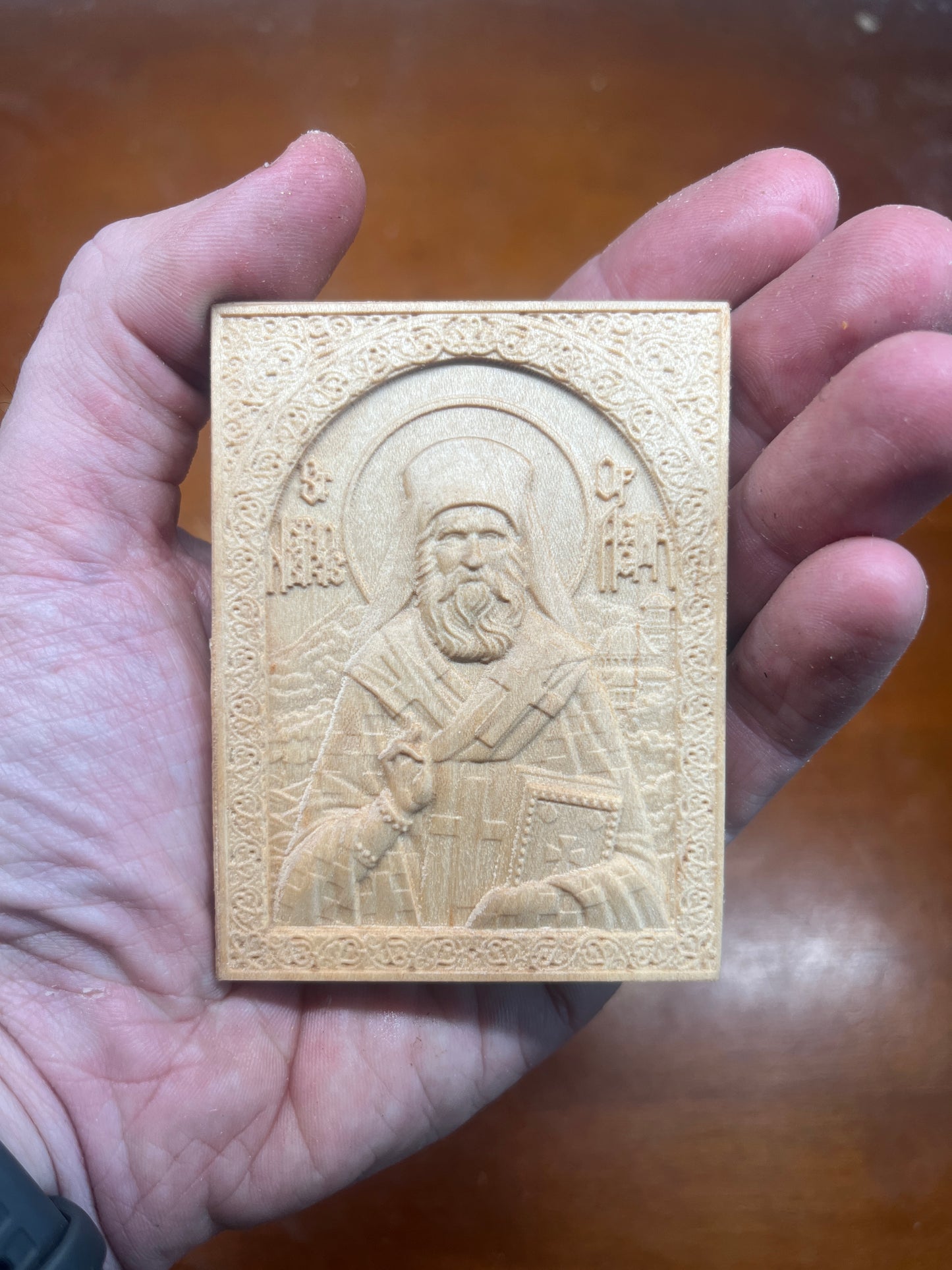 St Nektarios of Aegina - Traveler (Maple)