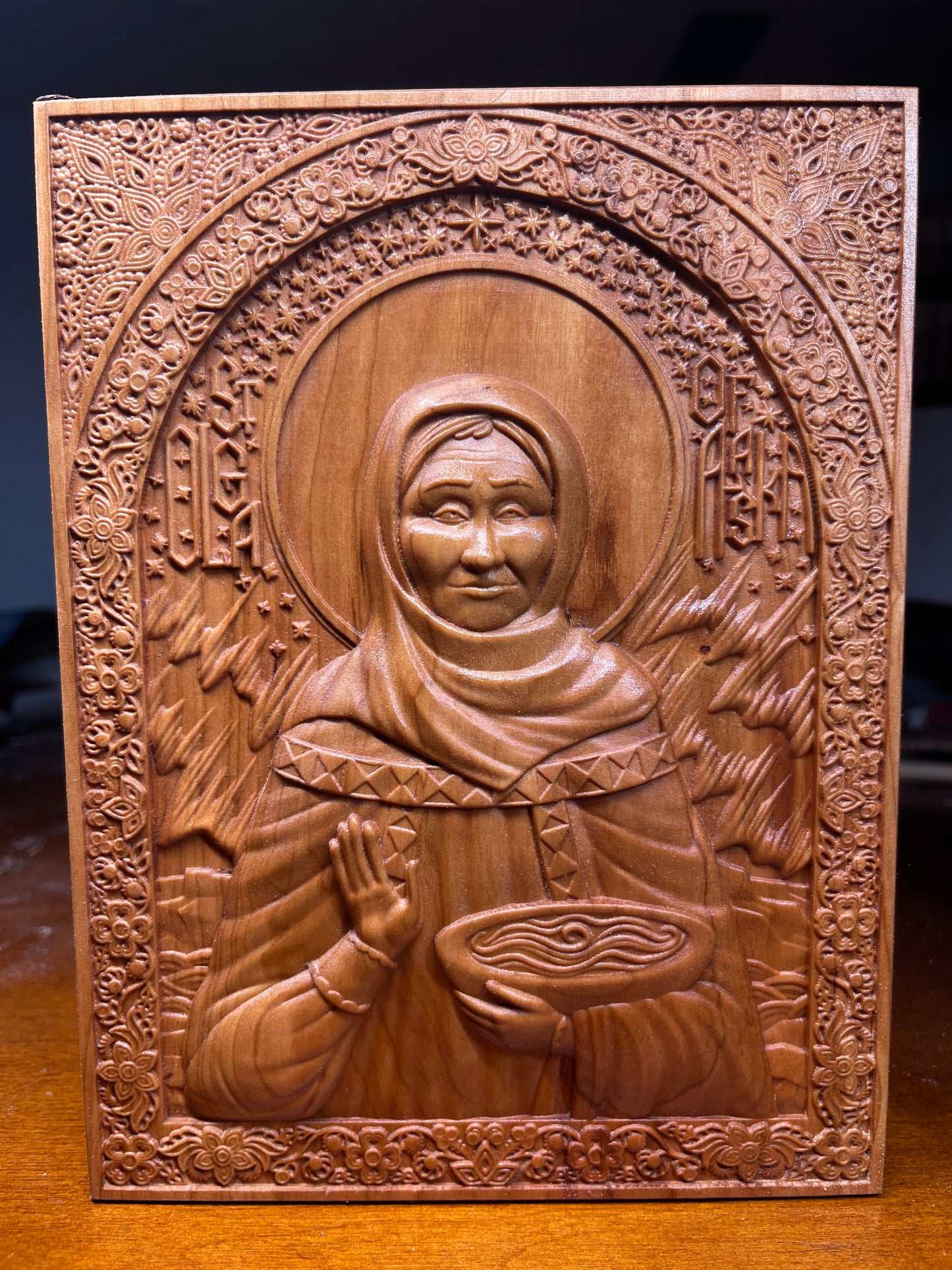 St Matushka Olga of Alaska - 4.5 x 6 (Cherry)