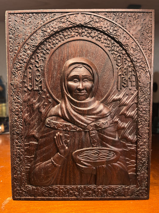 St Matushka Olga of Alaska - 3.75 x 5 (Walnut)