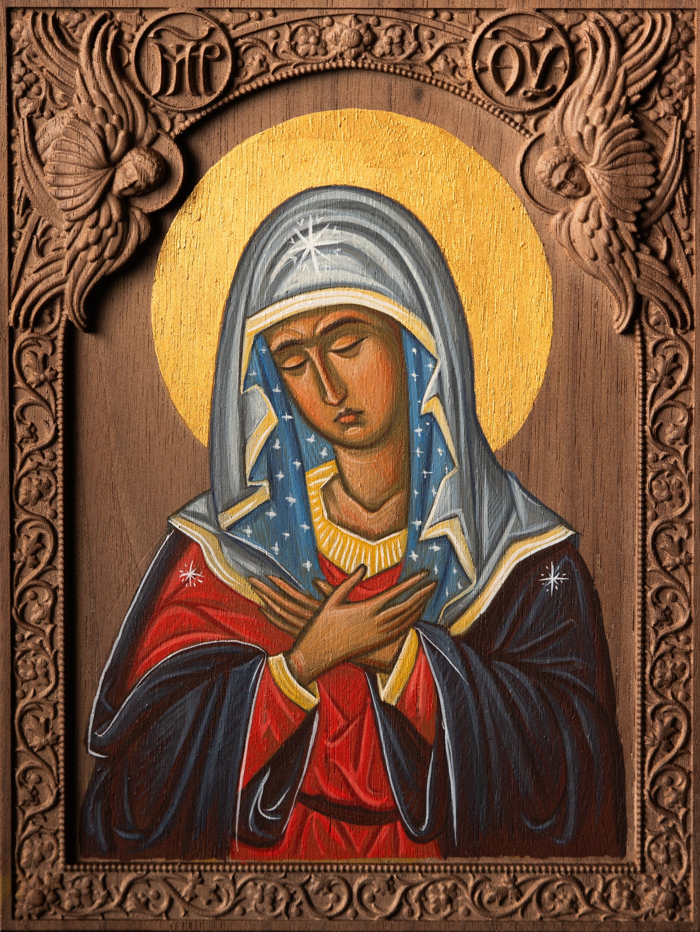 Our Lady of The Gate of Dawn - Hand Written Icon