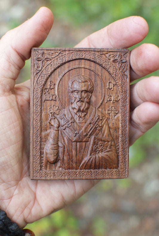 St Patrick of Ireland - Traveler (Walnut)